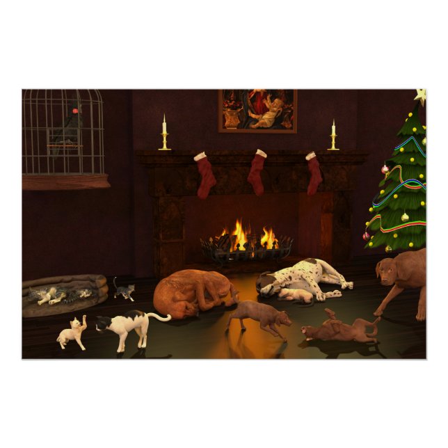 Waiting For Father Christmas Poster (Front)