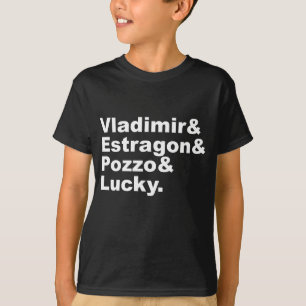 Waiting for Godot - Vladimir Estragon Pozzo Lucky T-Shirt