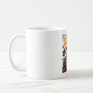 Waiting For Halloween Highland Cow Coffee Mug