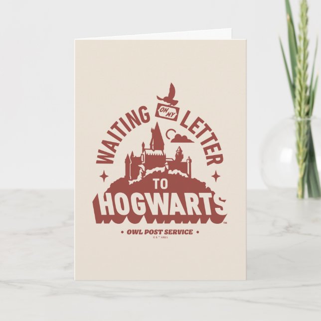 Waiting for my Letter to HOGWARTS™ Card (Front)