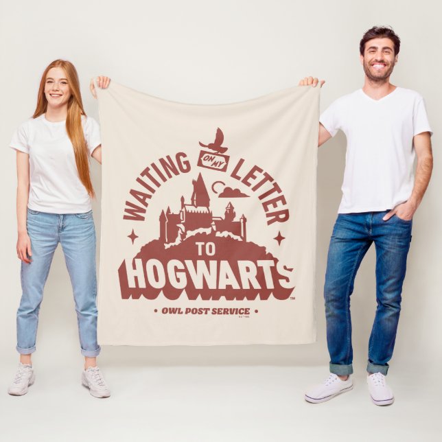 Waiting for my Letter to HOGWARTS™ Fleece Blanket (In Situ)