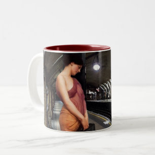 Waiting for Paris Two-Tone Coffee Mug