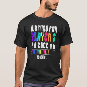 Waiting For Player 3 Pregnancy Mama 2022 Mother T-Shirt