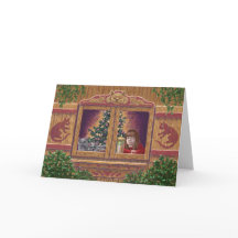 Waiting for Santa Cats and Christmas Tree