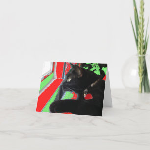 Waiting For Santa Christmas Card