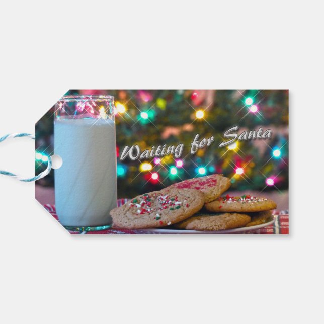 Waiting for Santa Gift Tags (Back Horizontal)