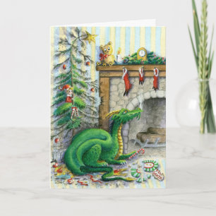 Waiting for Santa Holiday Card