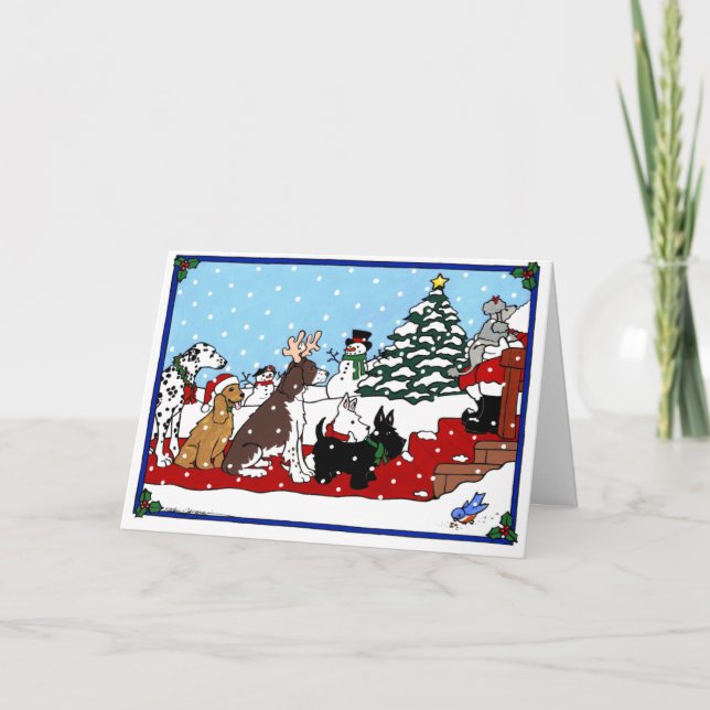 WAITING FOR SANTA HOLIDAY CARD (Front)