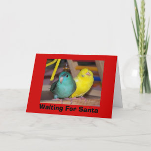 Waiting For Santa, Merry Christmas card