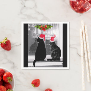 Waiting For Santa Napkin