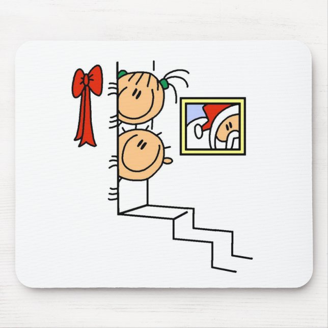 Waiting for Santa T-shirts and Gifts Mouse Pad (Front)