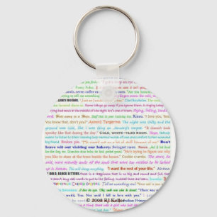 Waiting For Spring keychain, quotes Key Ring