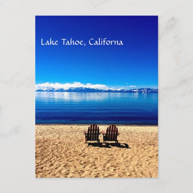 Waiting for Summer on Lake Tahoe Postcard (Front)