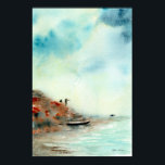 WAITING FOR THE BRANDY poster<br><div class="desc">'Waiting for the Brandy' is a seascape of smugglers waiting for their cargo. From a watercolour by Paul K Taylor</div>