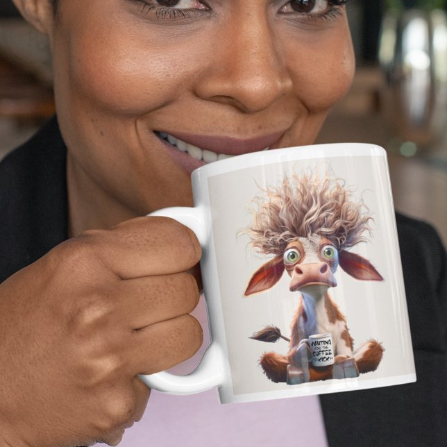 Waiting for the Coffee to Kick In Large Coffee Mug (Creator Uploaded)