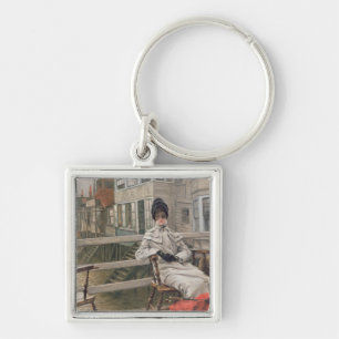 Waiting for the Ferry, c.1878 Key Ring
