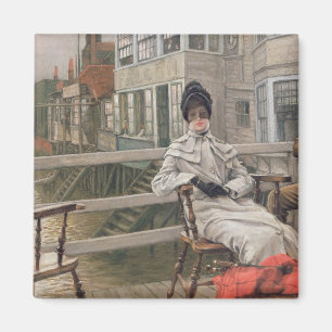 Waiting for the Ferry, c.1878 Magnet