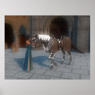 Waiting for the knight poster