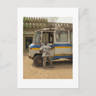 Waiting for the passengers in Djenne, Mali Postcard