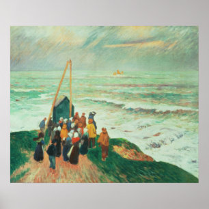 Waiting for the Return of the Fishermen Poster