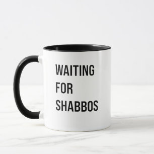 Waiting for the Shabbos Hanukkah Jewish Funny Mug
