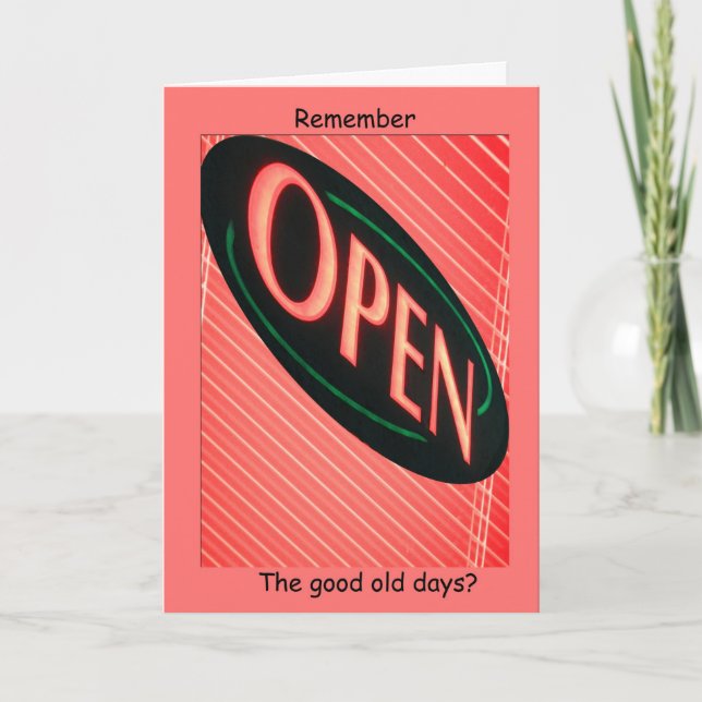 Waiting for the World to Open Card (Front)