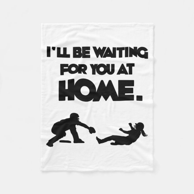 Waiting For You Fleece Blanket (Front)