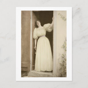 Waiting, from 'L'Estampe Moderne', published Paris Postcard