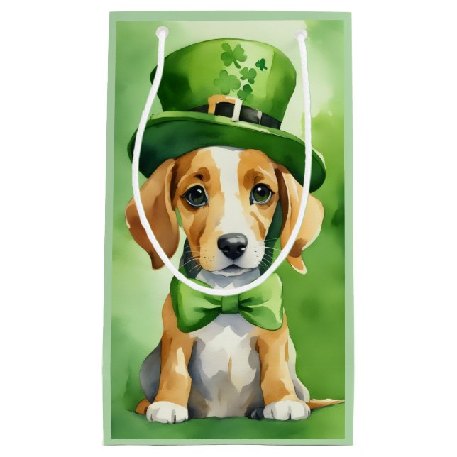 Waiting on St. Patrick's Day Small Gift Bag (Front)