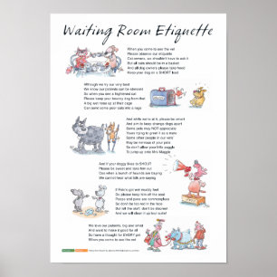 Waiting Room Etiquette Poster