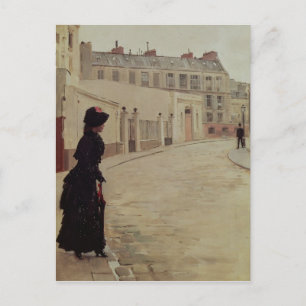 Waiting, Rue de Chateaubriand, Paris Postcard