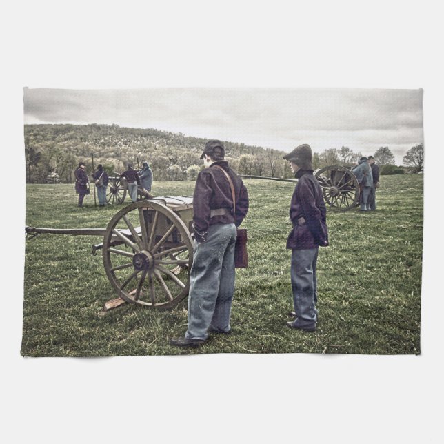 Waiting Tea Towel (Horizontal)