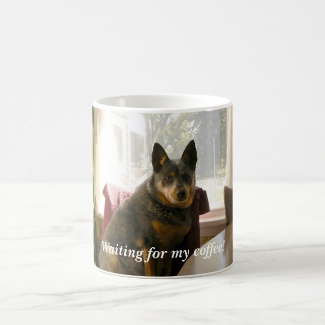 Waiting..., Waiting for my coffee! Coffee Mug (Center)