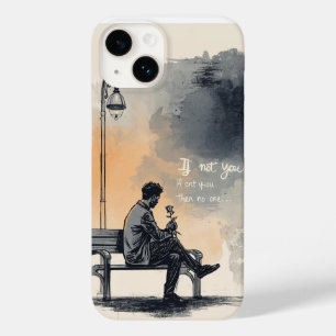 Waiting with a Rose – Unspoken Love Case-Mate iPhone 14 Case