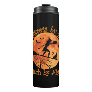 Waitress by Day Witch by Night Thermal Tumbler