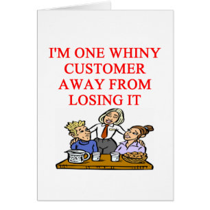 WAITRESS cudtomer joke