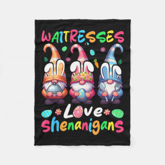 Waitresses Costume Shenanigans Lover Three Gnomes  Fleece Blanket