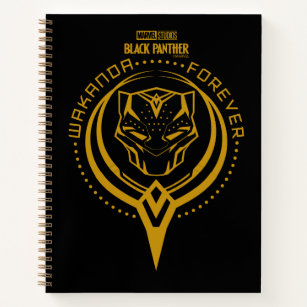 Wakanda Forever   Black Panther Sigil Notebook