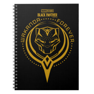 Wakanda Forever   Black Panther Sigil Notebook
