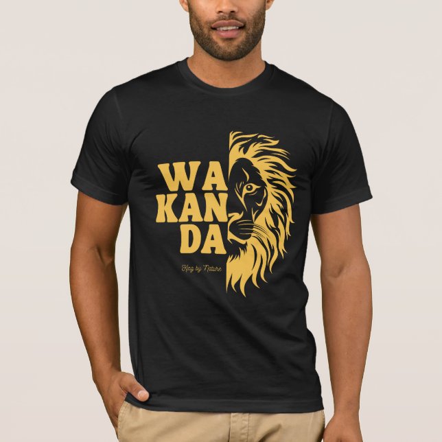 WAKANDA: King By Nature | Bella T-Shirt (Front)
