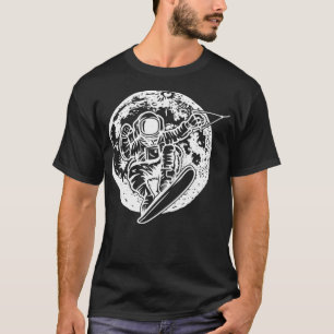 Wakboarding Full Moon Wakeboarder  T-Shirt
