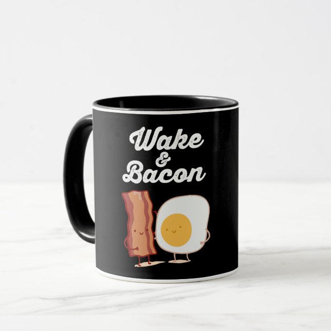 WAKE AND BACON MUG (Front Left)