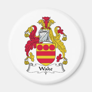 Wake Family Crest Magnet