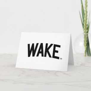 Wake Forest University Wake Arch Card