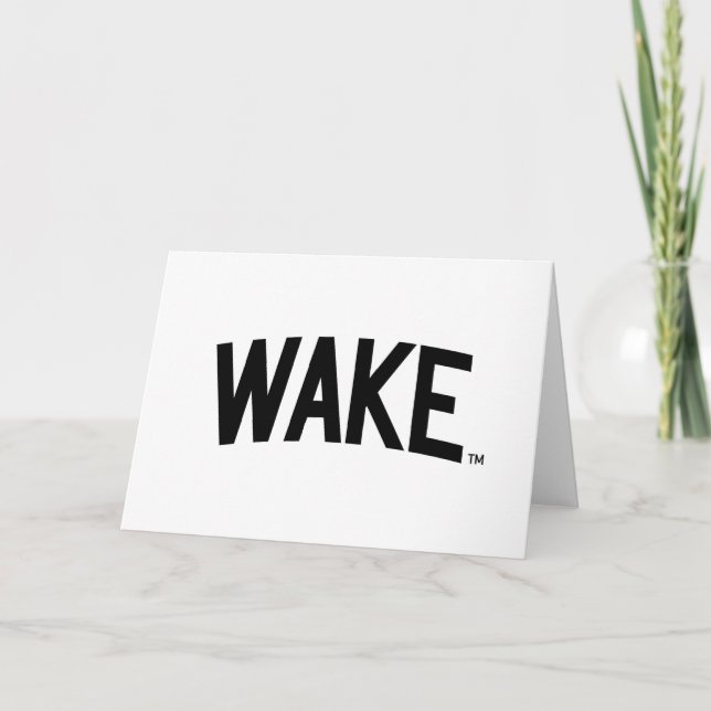 Wake Forest University | Wake Arch Card (Front)