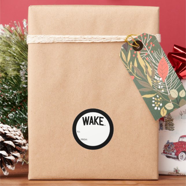 Wake Forest University | Wake Arch Classic Round Sticker (Holiday)