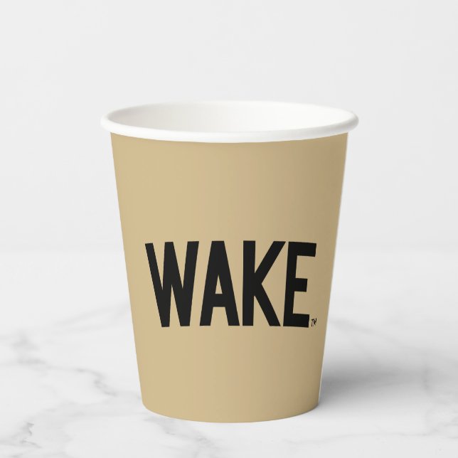Wake Forest University | Wake Arch Paper Cups (Back)