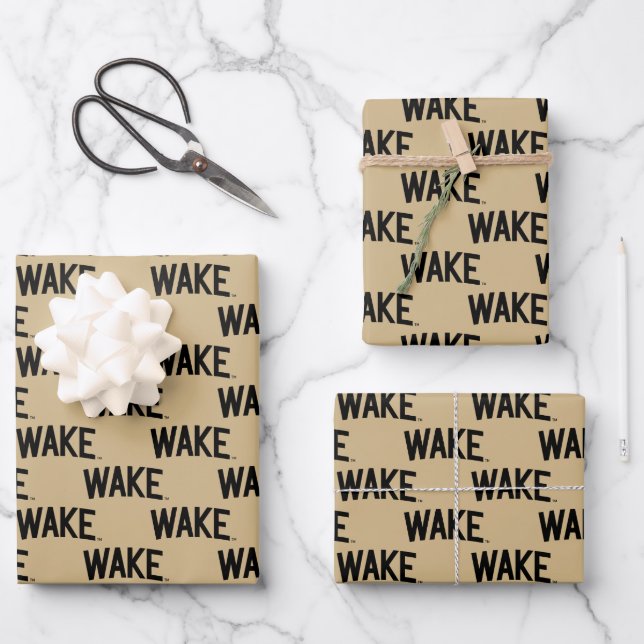 Wake Forest University | Wake Arch Wrapping Paper Sheet (Front)