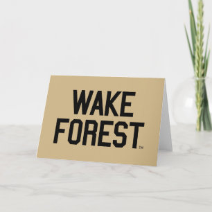 Wake Forest University   Wake Forest Card