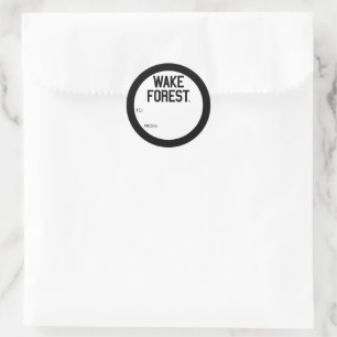 Wake Forest University   Wake Forest Classic Round Sticker
